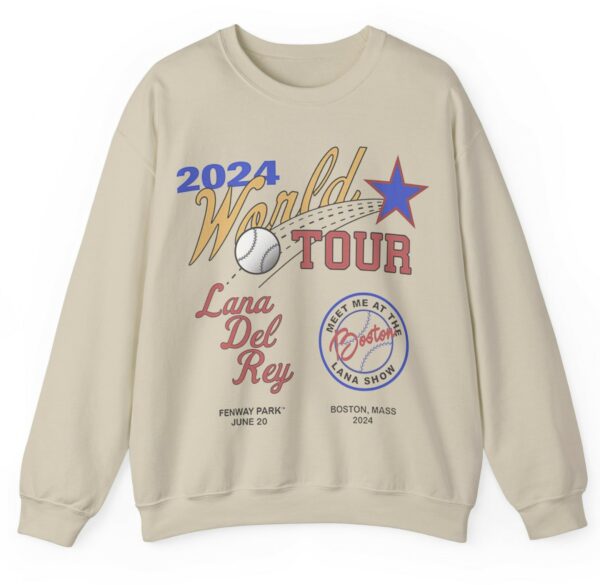 Boston Lana Del Rey World Tour 2024 Crewneck Sweatshirt