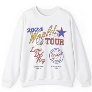 Boston Lana Del Rey World Tour 2024 Crewneck Sweatshirt Shirt