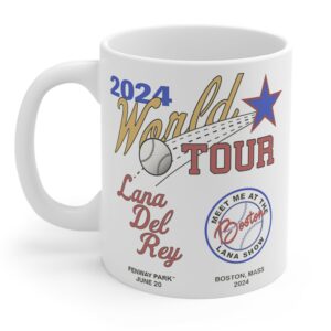 Boston Lana Del Rey World Tour 2024 Mug