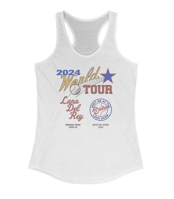 Boston Lana Del Rey World Tour 2024 Racerback Tanks