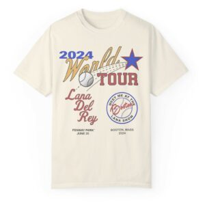 Boston Lana Del Rey World Tour 2024 T-Shirt