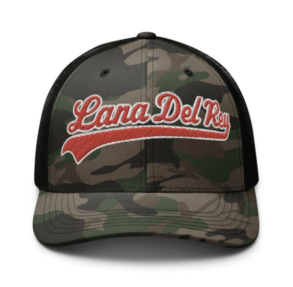 Lana Del Rey Fenway Camouflage Trucker Hat