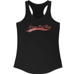 Logo Boston Lana Del Rey Racerback Tank Top T-Shirt