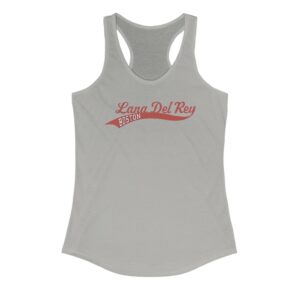 Logo Boston Lana Del Rey Racerback Tank Top T-Shirts