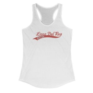 Logo Boston Lana Del Rey Racerback Tank Tops T-Shirts