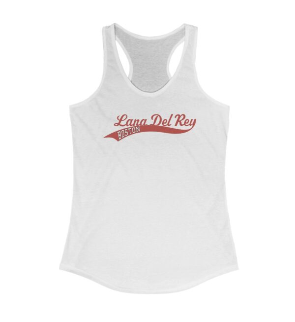 Logo Boston Lana Del Rey Racerback Tank Tops T-Shirts