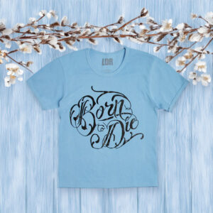 Born To Die Blue Cropped Shirt - Official Lana Del Rey Store