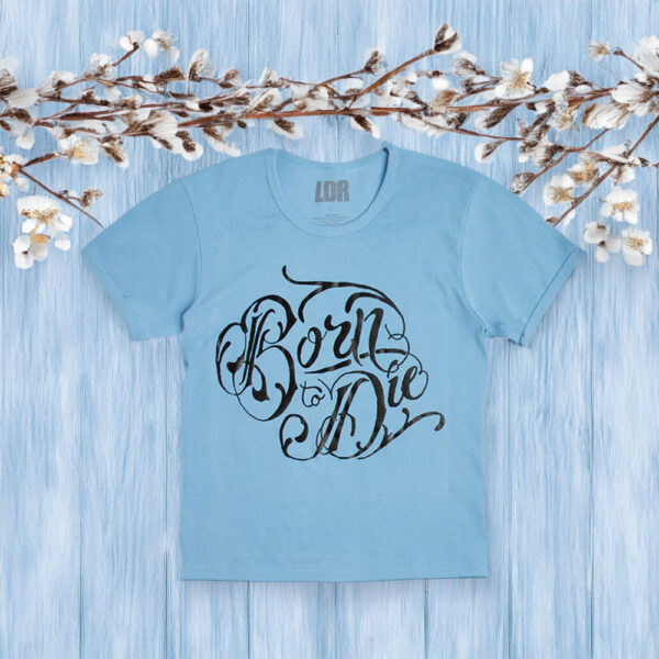 Born To Die Blue Cropped Shirt - Official Lana Del Rey Store