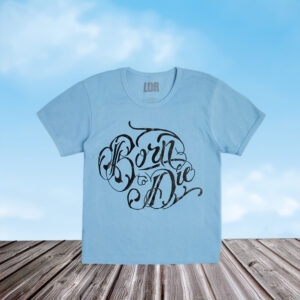 Born To Die Blue Cropped T-Shirt - Official Lana Del Rey Store