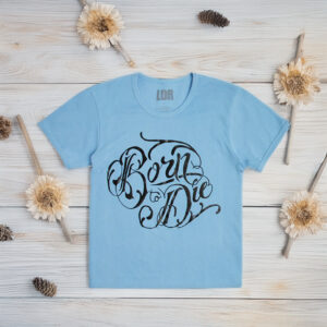 Born To Die Blue Cropped T-Shirts - Official Lana Del Rey Store