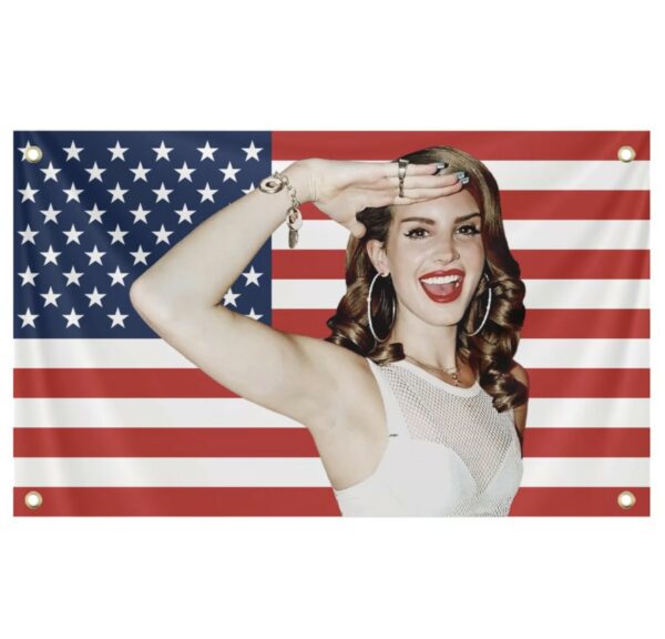 Lana Del Rey Lana USA Flag