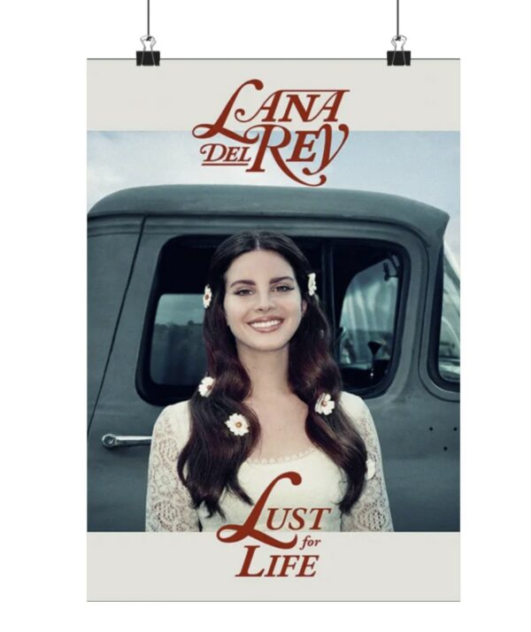 Lana Del Rey Lust for Life Music Album Poster