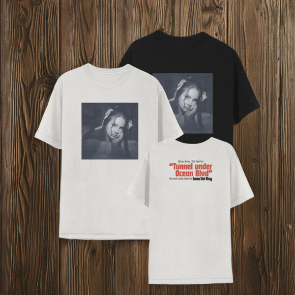 Lana Del Rey Tunnel Under Ocean Blvd Shirts