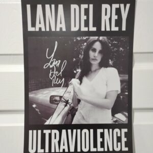 Lana del Rey Music Poster Signed