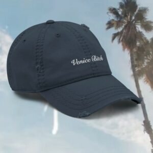 Lana del Rey merch Venice Bitch distressed baseball cap