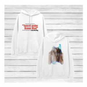 UNDER OCEAN BLVD HOODIES IN WHITE - Official Lana Del Rey Store