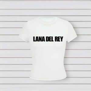 White Cropped T-Shirt with Lana Del Rey logo T-Shirt