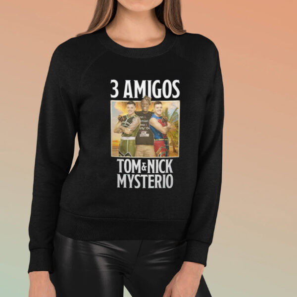 3 Amigos Mian Tom & Nick Mysterio T-Shirt