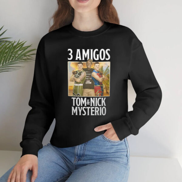 3 Amigos Mian Tom & Nick Mysterio T-Shirt2