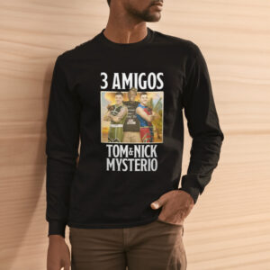 3 Amigos Mian Tom & Nick Mysterio T-Shirt3