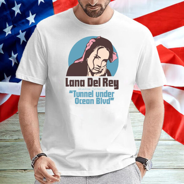 Lana Del Rey Tunnel Under Ocean Blvd T-Shirt2