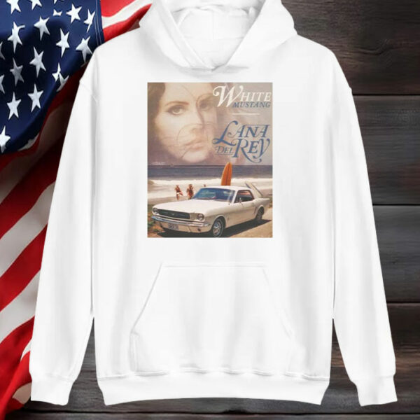 Lana Del Rey White Mustang T-Shirt