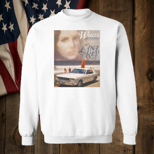 Lana Del Rey White Mustang T-Shirt