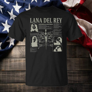 Singer Lana T-Shirt Del Rey Ultraviolence Music Album T-Shirt 2024